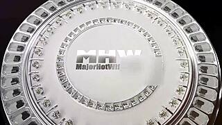 kandy love, exotic brunette, dominates rome major with her big tits and ass, then gets banged hard 😈