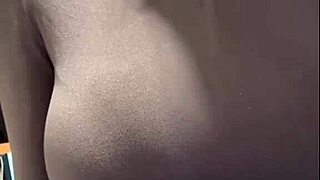 Stepmother caresses milky tits until orgasm. Then gets anal fucked.