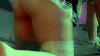 The perverted boy humiliates his pretty milf by pissing on her and dominating her ass with his monster cock