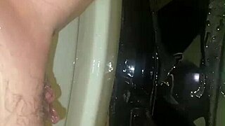 Tall Latina Milf In Lingerie Plays With Pee Close Up