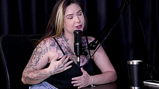 Just Joana Exhibitionism Lacks Foreplay in Sheer Red