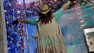 Hotwife Steffi Dances With Her Big Pussy Lips In Cosplay Costume