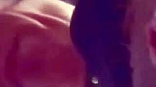 trying out my new double dildo sextoy for solo fun 😈