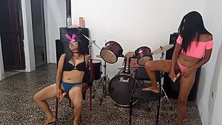 Who Dances Better: White Bitch or Dark-Haired Bitch with Strange Vaginas?