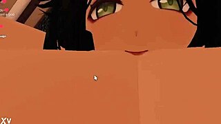 roblox features a hot elf japanese milf in intense sex