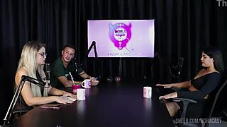 oh wow check out this compilation of val mineirinha in bora cast with bruna carlos all sexy and romantic on sheer red!!