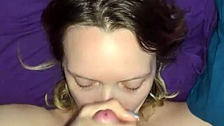 Milf Receives Facial After Intense Face Fucking With Cumshot And Lick