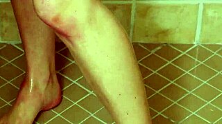 Oh My God, This Gorgeous Blonde Just Took A Steamy Shower And Got All Wet!