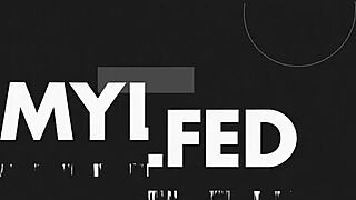 Mature lesbian music teacher dives into hairy pussy with strapon and dildo.