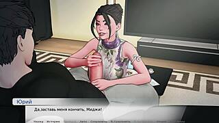 Horny Milf Nurse With Big Natural Tits Gives Titty Fuck And Blowjob To Patient In Hospital