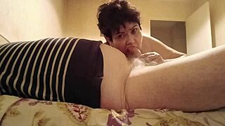 Marie esclave, come here and give me that dirty talk blowjob with cum in mouth like a humiliated French slave whore.