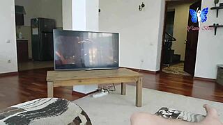 Amateur milf gives homemade blowjob with swallowing a real massive load of sperm like a slut