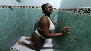 What If You Catch Me On My Knees In The Bathroom Ready For Messy Throat Action?