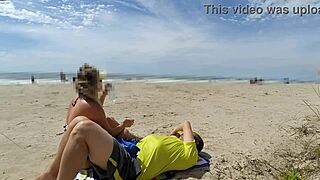 A stranger milf jerked me off to ejaculation in public with everyone watching. Her big ass and tits made it intense.