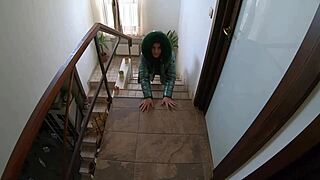 Slutty Mature Has Orgasm After Sucking Cock In Down Jacket Fetish!