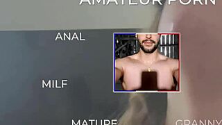 Amateur granny porn features 80 years old grandma in anal sex creampie scene 5of5