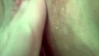 This real amazing amateur squirt video shows a milf going wild at home