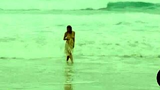 petite australian milf shows off round tits and sandy bubble butt!