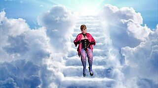 Granny carmens rides black dildo in red outfit to cum