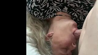 Chubby milf wife gives pov blowjob, swallows cum, and hits orgasm with toys! What a wild amateur session with her big ass and tits.