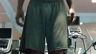 hey uncle, watch my cute brunette roommate do a sexy pole dance in the dorm as your athletic teacher!