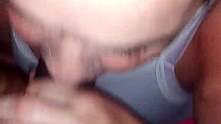 Mature mom feels ecstasy sucking young BBC sloppy