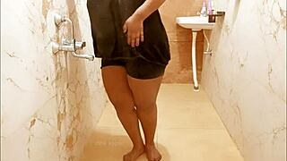 Look at this Myanmar milf enjoying her shower time