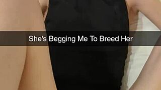 Breed me daddy with ovulating cheating milf wife fucked on snapchat