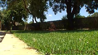 Ever tried a hot outdoor lesbian massage that leaves you craving more