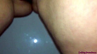 Creampie Pussy Peeing and Farts in Bathroom Compilation