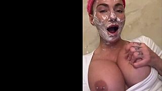 Quiet Office Girl Reveals Big Ass and Tits as Fun Party Surprise