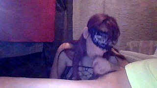 membership sample video... watch how i get my mouth full of cum on the balcony couch?? i was so horny!