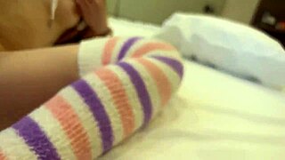 step sister experiences first homemade sex with step brother as babysitter