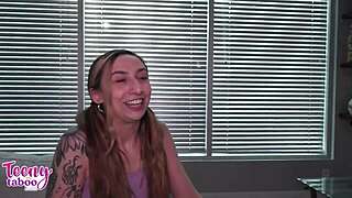 do nina nova's pierced nipples and pigtails tempt you into bareback creampie doggystyle?