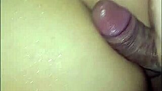 Mature Latina milf invites me to bathroom for big ass anal creampie with squirting tits.