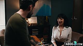 Naughty latina milf housewife seduces big cocked director for rough taboo fucking