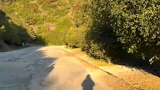 Blonde Blue Eyed Cutie from California Flashes in Public!