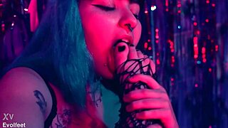 Jerk to My Pretty Small Feet in Fetish Tickling Session