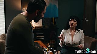 Naughty latina milf housewife seduces big cocked director for rough taboo fucking