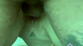 Melanie gets fucked hard until cum fills her pussy inside with intense missionary pounding!