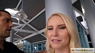 Milf vanessa hooks up with stranger for big tits blonde blowjob and doggystyle hardcore with huge cock outdoors 😏