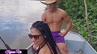 Amateur Milf Tigresa VIP Takes Two Huge Cocks in Anal with Ebony Blowjob Dildo Fetish and Petite POV Orgasm