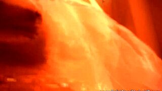 Exotic brunette milf dances with erotic striptease undressing to naked in oriental arab asian solo session