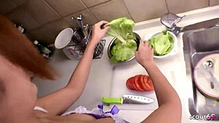 Hey Japanese redhead teen, wanna seduce step-mom's friend for uncensored JAV fuck with big cock creampie?