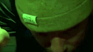 cheating milf wife with big tits gives car blowjob then picks up guy for creampie