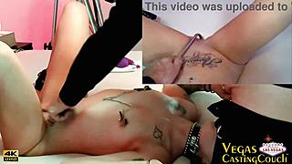 lolida gets up close in bdsm with chains, anal hook, toyed ass, fuck machine pounding, pussy wiped, and wand on clit