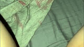 Oh yeah, it's late night pussy play with this petite milf and her teen friend