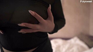 curvy german milf with big tits gives jerk off instructions for cum