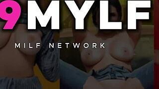 Stepmom and stepdaughter share steamy threesome in laundromat