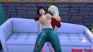 i remember in chapter 4 how madara bet videl on stripping game and unexpectedly covered her with lots of cum